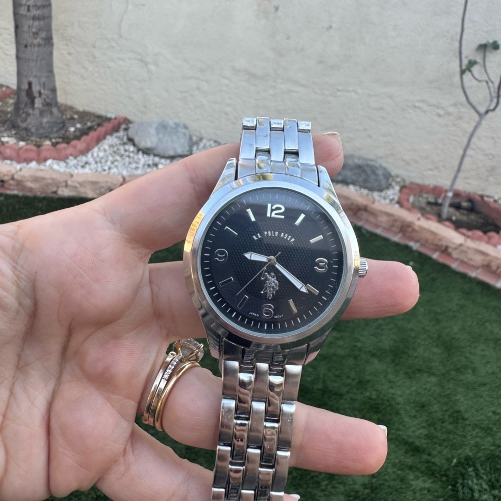 Us polo Assn. stainless steel Men’s wrist watch